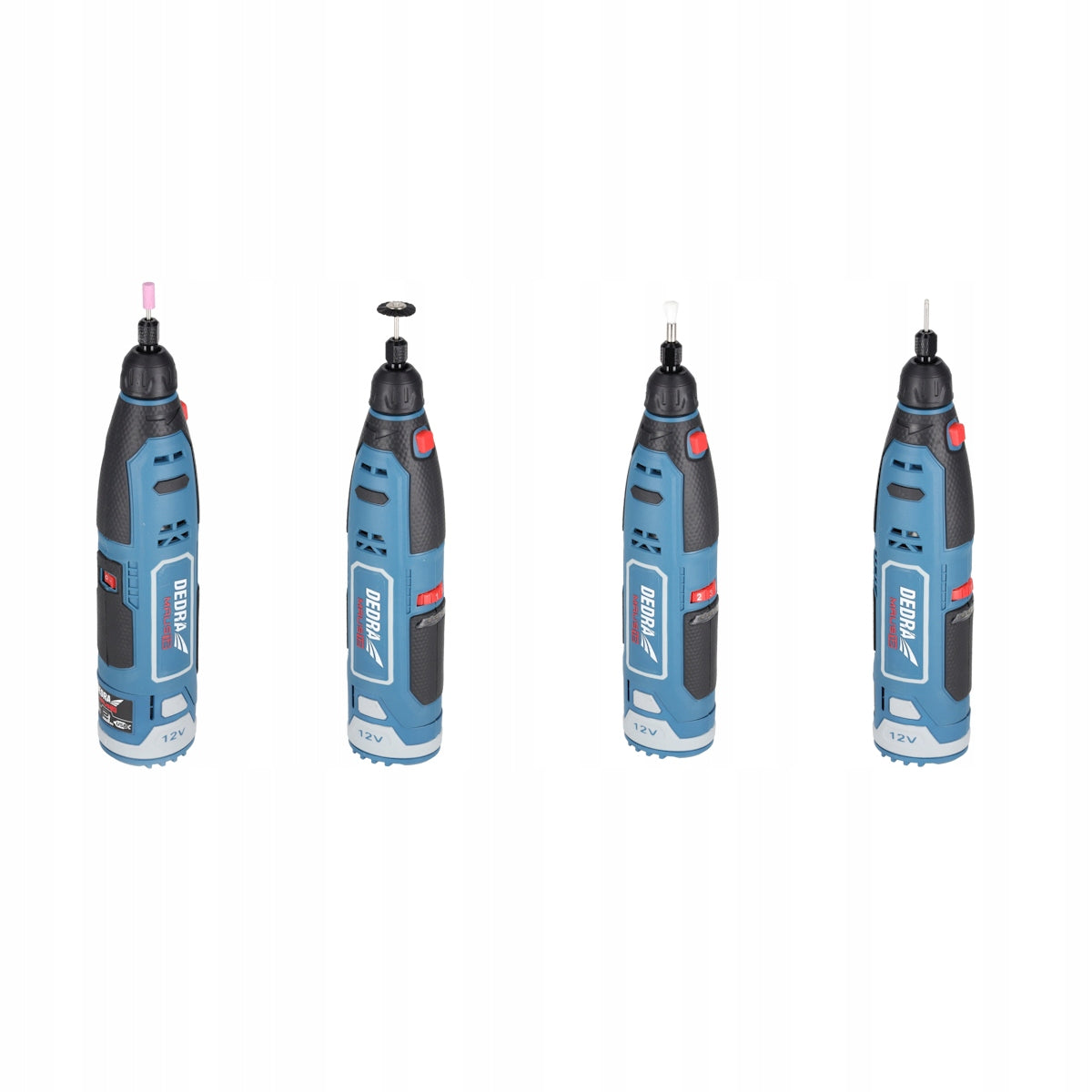 Cordless mini grinder 12V DEDRA MAUS rechargeable battery 2.0 Ah, USB-C set Series DEDRA MAUS12