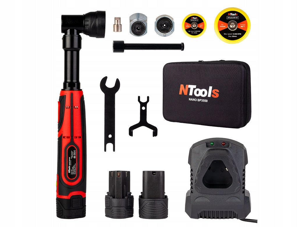 Cordless polisher NTools NANO 12V | 80W | 2500-6000 RPM