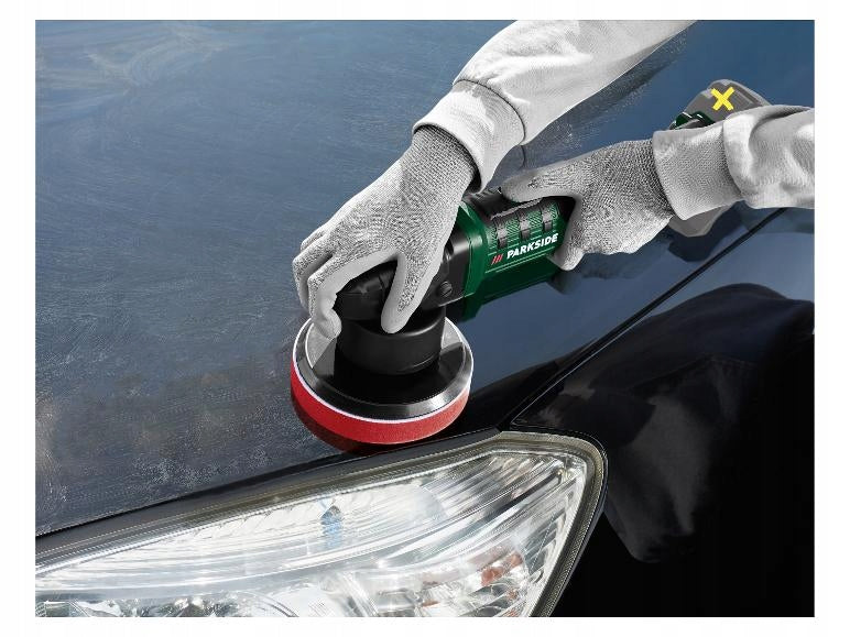 Cordless polisher with adjustable PARKSIDE PPMA 20-Li C4 150 mm case pad Brand Parkside