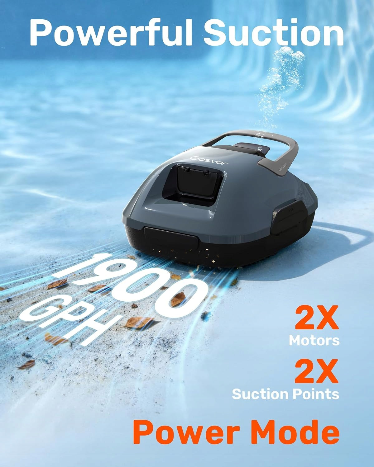 Cordless pool vacuum cleaner – automatic Gosvor Robotic PRX1S Manufacturer code PRX1S