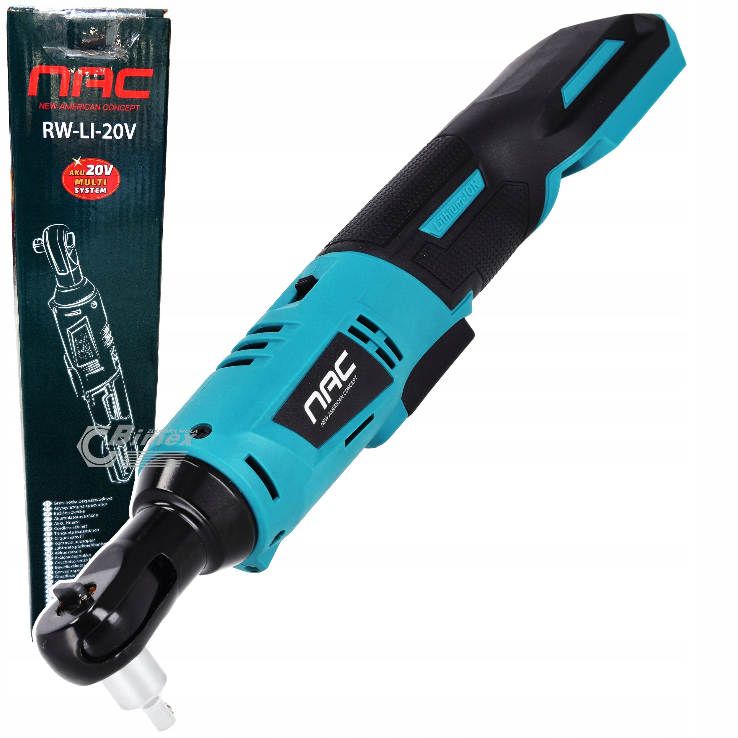 Cordless ratchet NAC RW-LI-20V 3/8" 60Nm