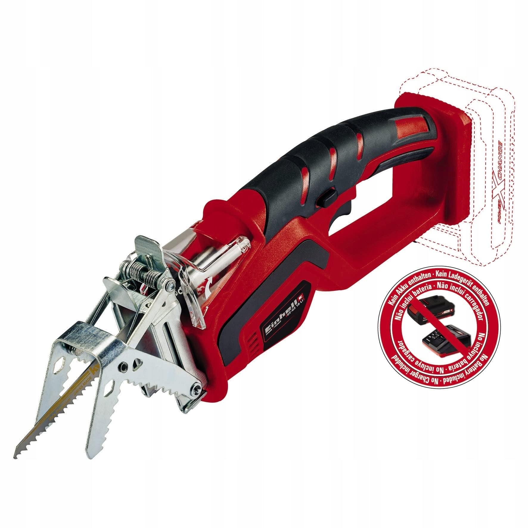 Cordless saw Einhell GE-GS 18 Li 3408220 Guide length 15 cm