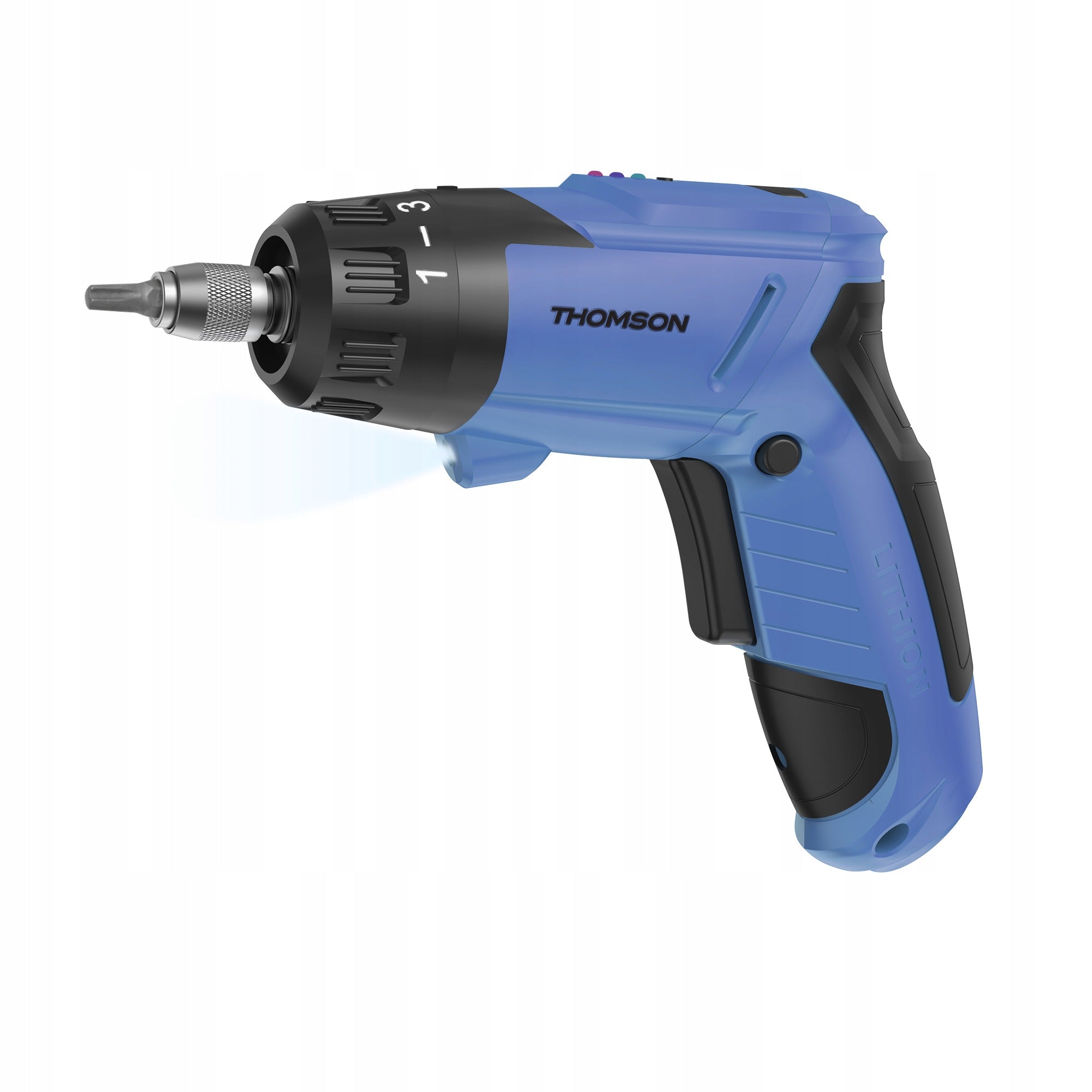 Cordless screwdriver 4V THOMSON 7 Nm electric screwdriver LED screwdriver Packaging status original