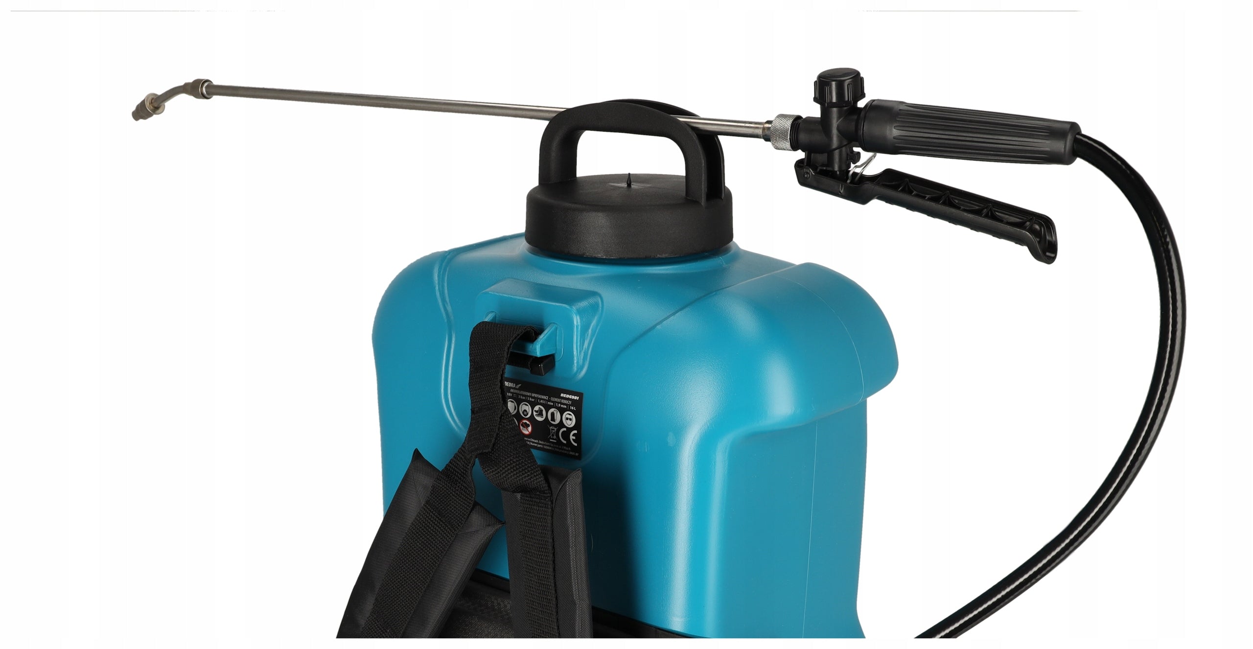 Cordless sprayer DEDRA garden backpack 16L lance 55-100cm ded6981 Tank capacity 16 l