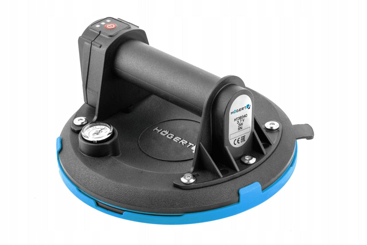 Cordless suction cup 200 mm with pressure gauge Hogert HT3B340 Manufacturer code HT3B340