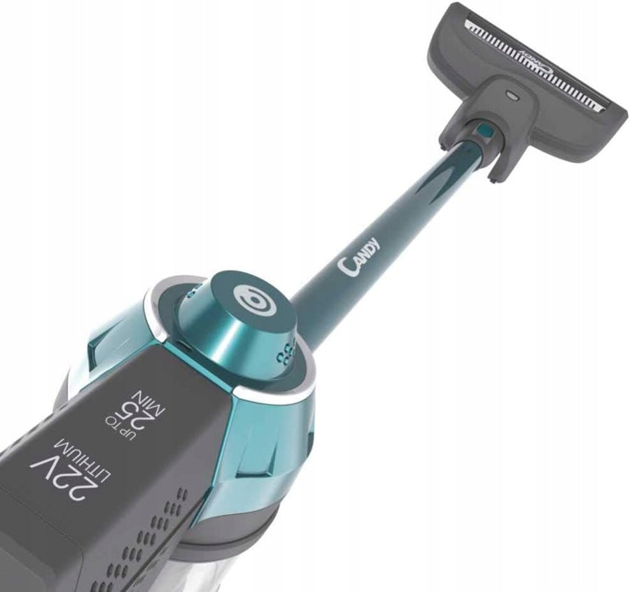 Cordless upright vacuum cleaner Candy CA10GC +Electrobrush +LED Dominant color blue