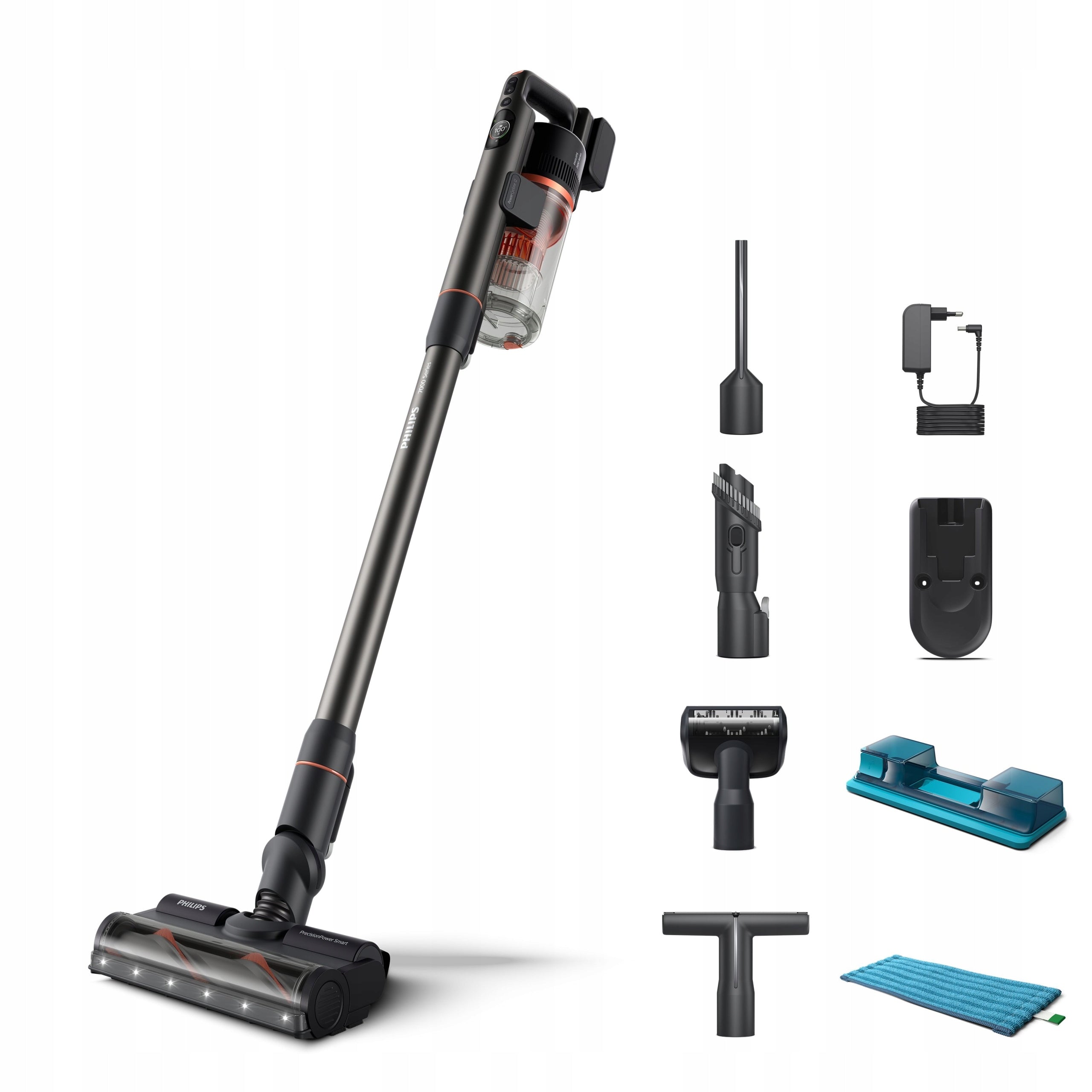Cordless upright vacuum cleaner Philips Aqua series 7000 XC7055/01