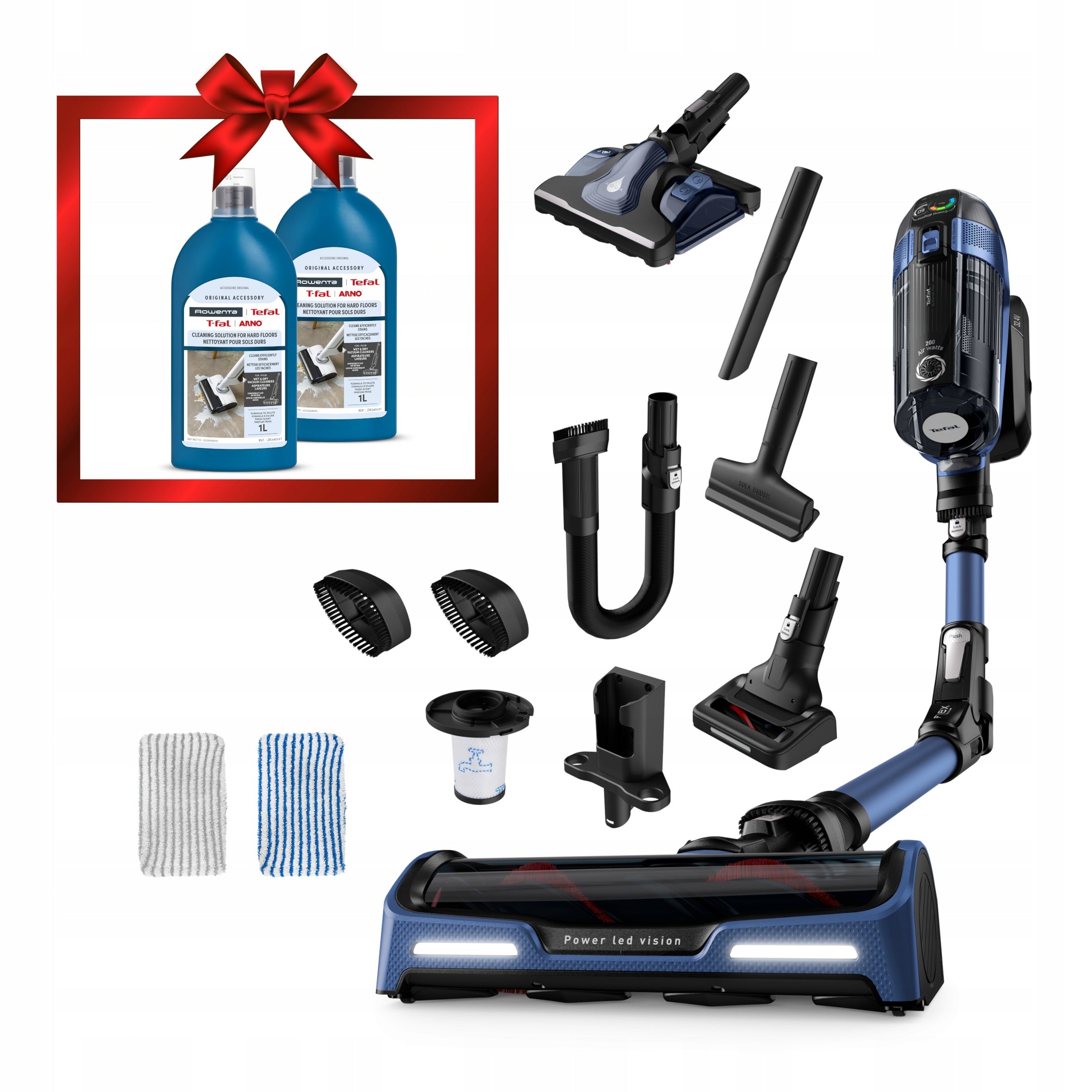 Cordless upright vacuum cleaner TEFAL X-Force Flex 14.60 AQUA TY99C0 3in1
