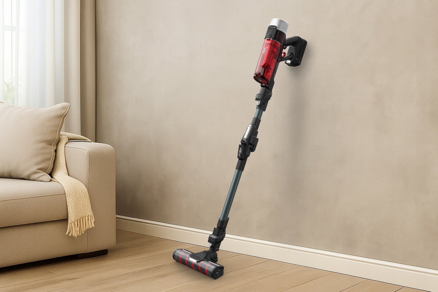 Cordless upright vacuum cleaner Tefal X-Force Flex 9.60 TY2098 for hair Packaging status original
