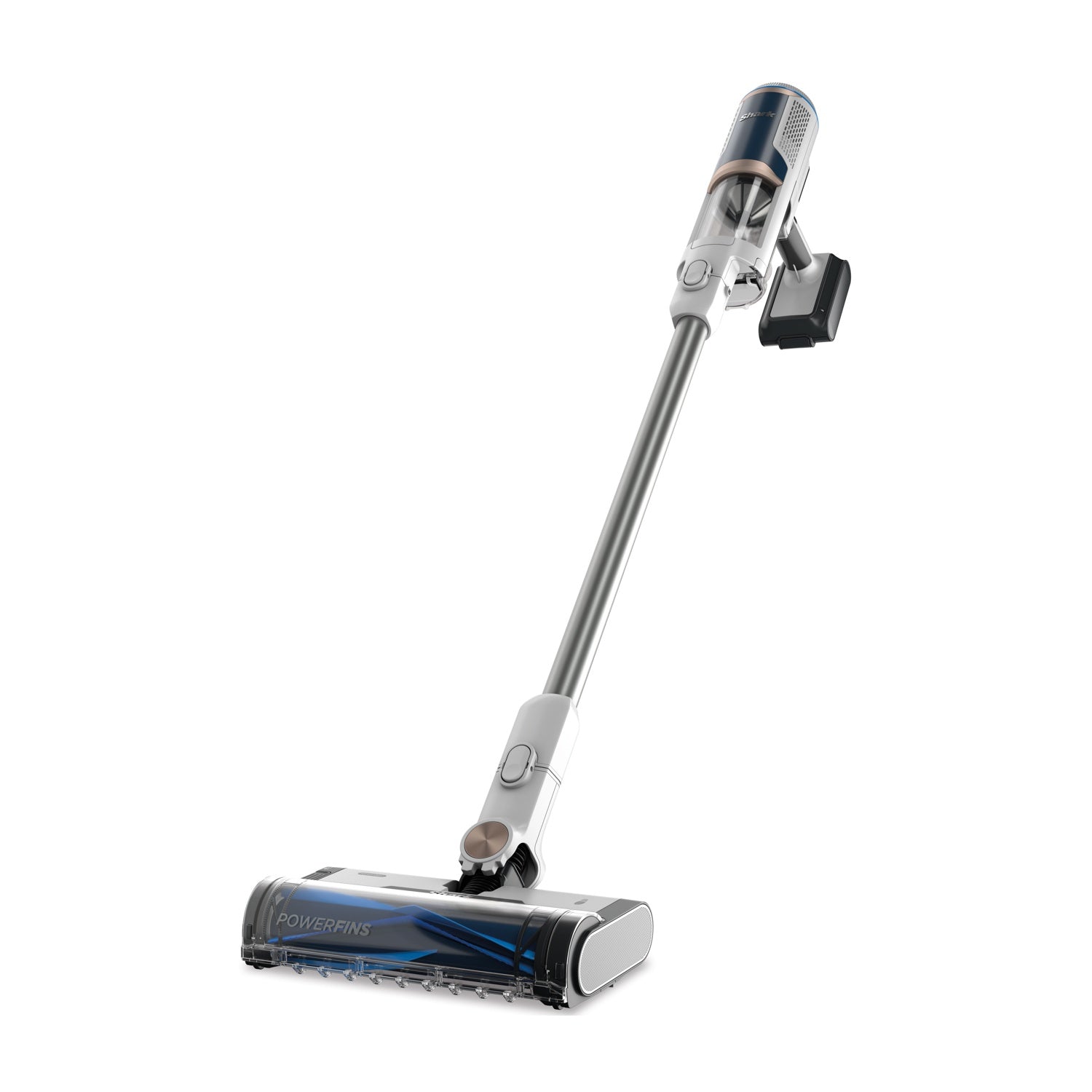 Cordless upright vacuum cleaner with Shark Clean docking station Power supply rechargeable battery