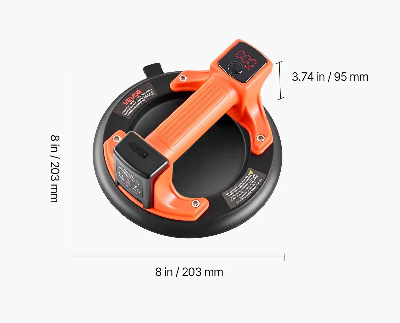Cordless vacuum lifter max 200kg premium digital display Brand no brand