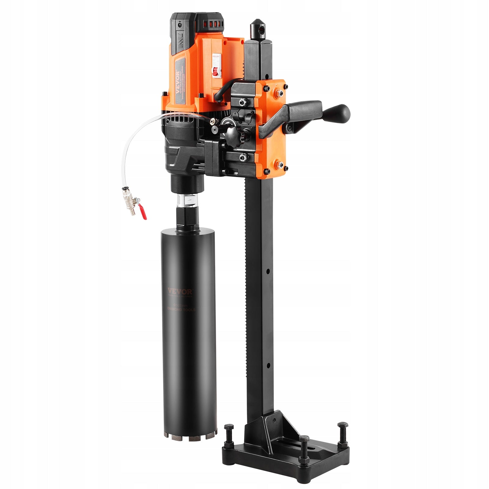Core Drill Machine 0.8-9.8in Dia 3200W Diamond Core Drill Rig with Stand