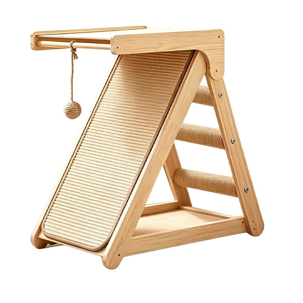 Corner cat scratcher triangular with ball for cats of all ages stable Manufacturer code Stabilny drapak dla kota stabilny, trójkątny