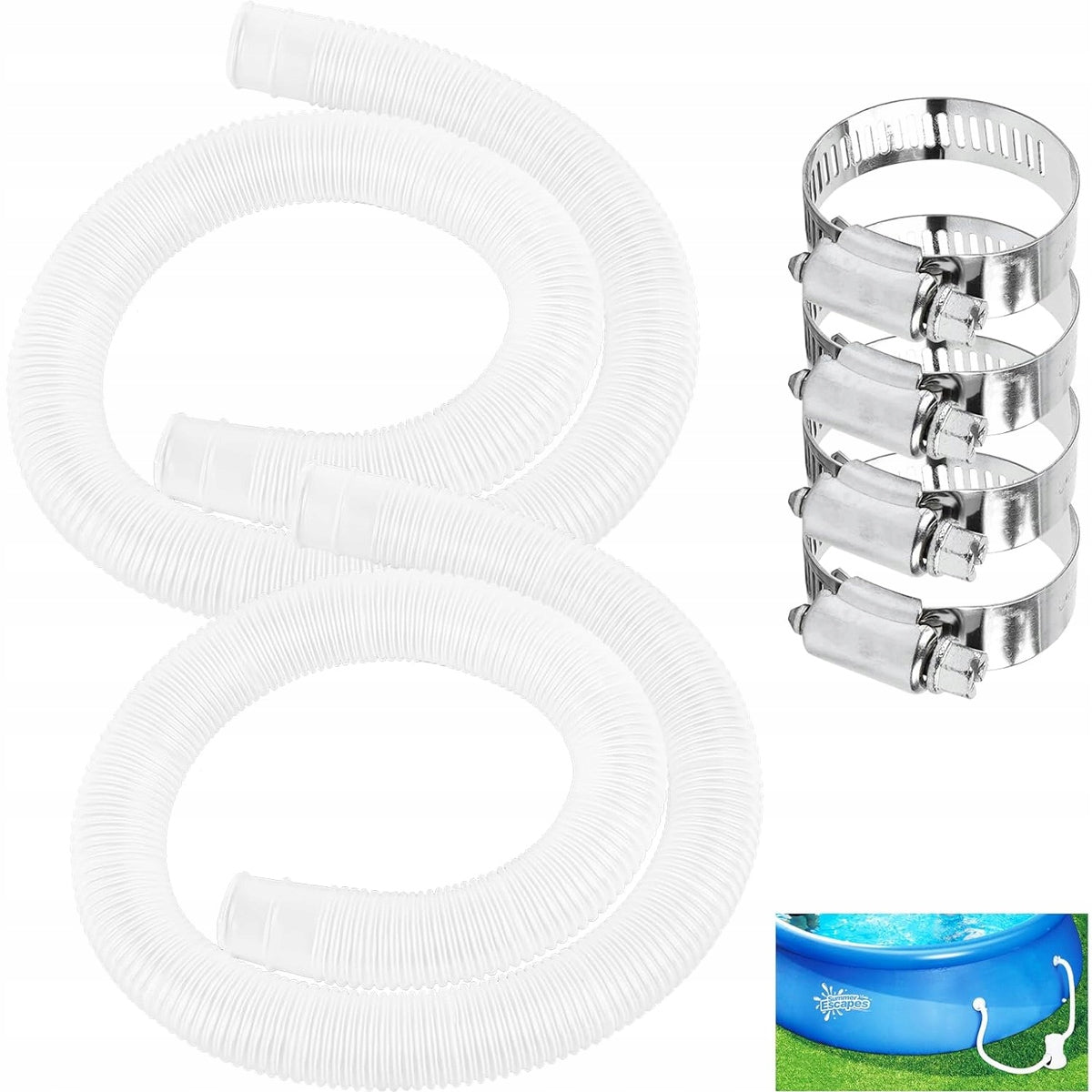 Corrugated pool hose 32 mm 150 cm
