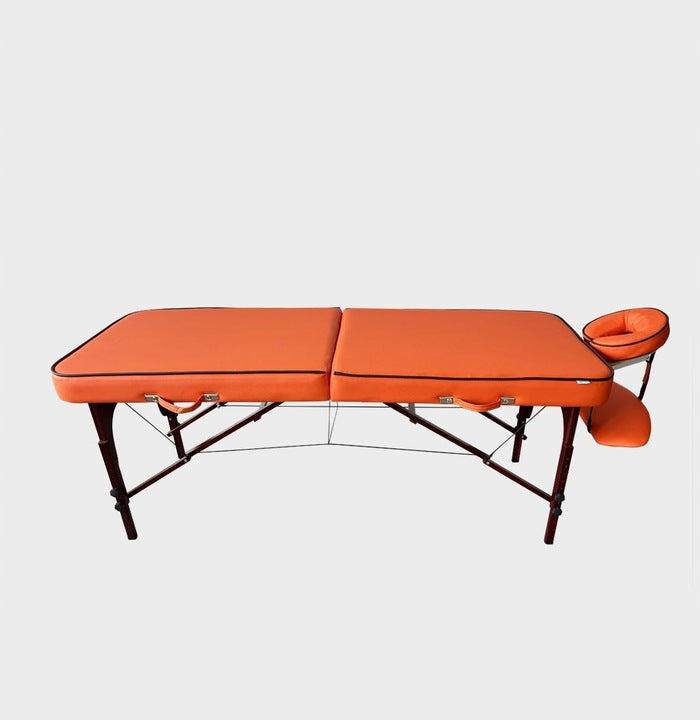 Masažinis stalas Fluxar MS-017, oranžinis, 2 segmentų