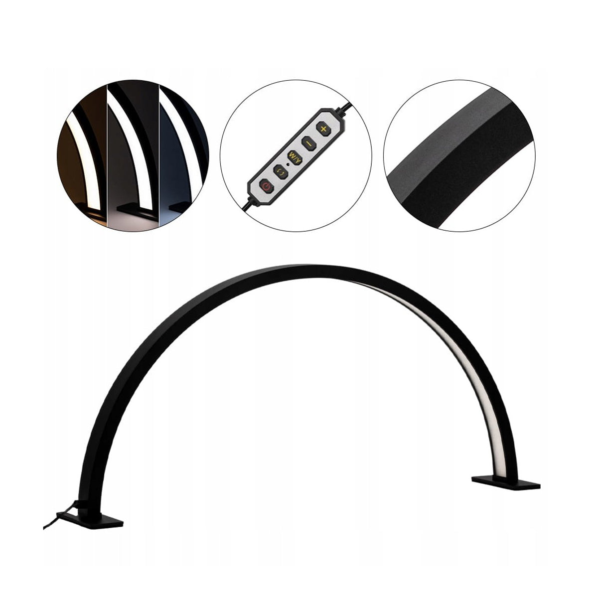 Cosmetic Desk Lamp Countertop LED ARM 40W BLACK Manufacturer code 5903818685887