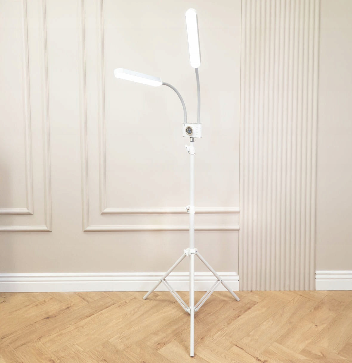 Cosmetic Lamp Duo Eyelash Extensions LED Floor Professional White Packaging status original