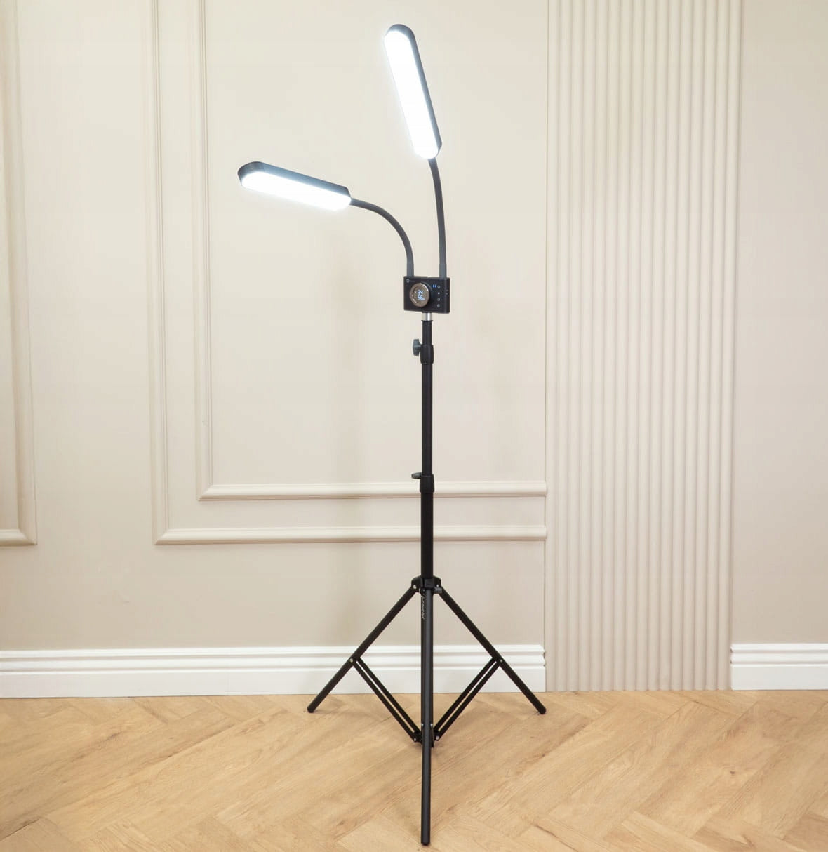 Cosmetic Lamp Eyelash Extension Duo Studio Dual Arm LED Floor Lamp Packaging status original
