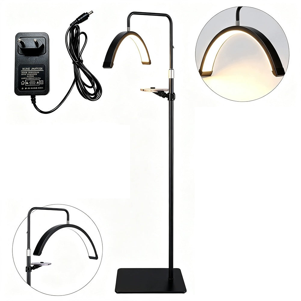 Cosmetic Lamp Led Shadowless Floor Standing for Eyelash Makeup Bow