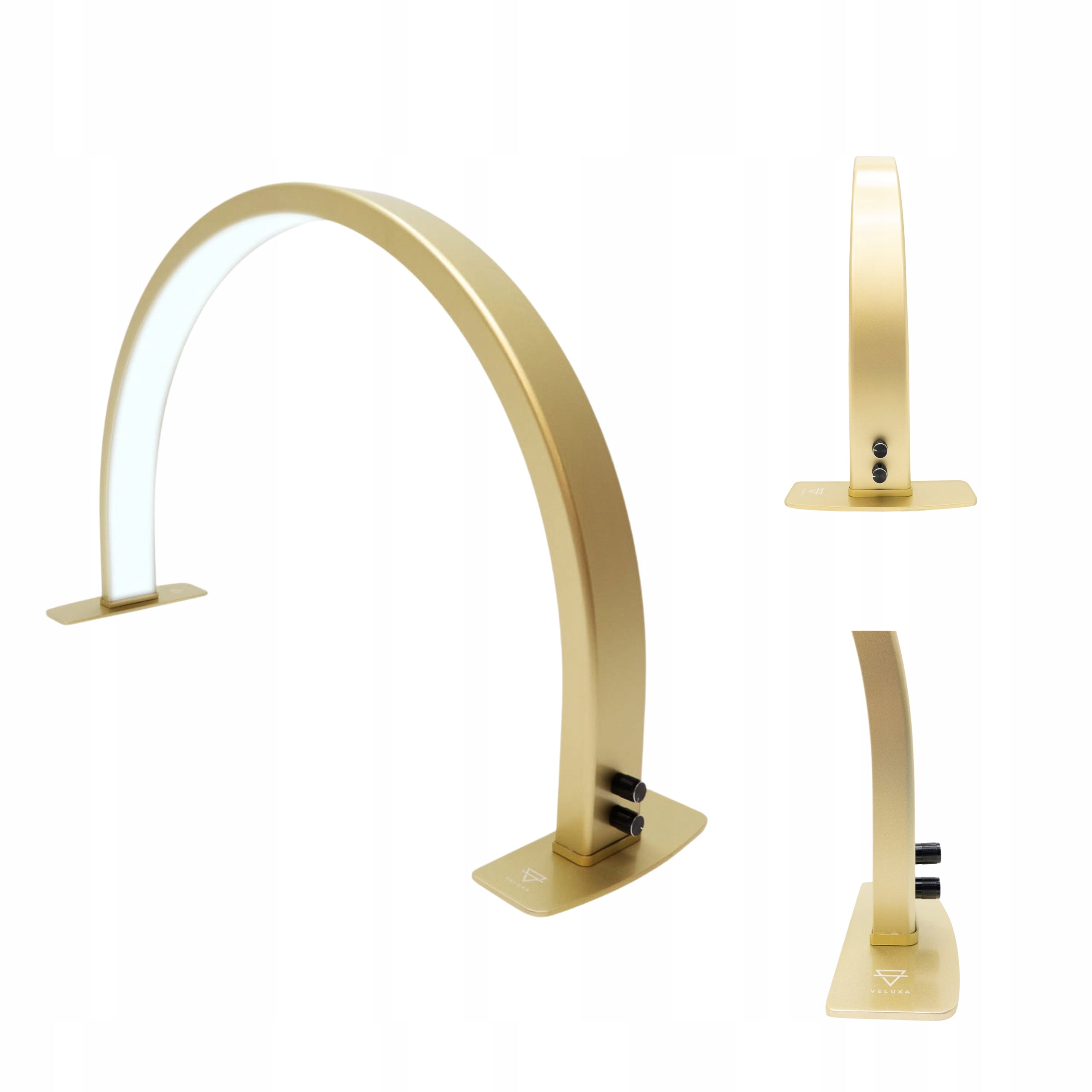 Cosmetic Lamp Nail Manicure Shadowless LED 50W Moon Desk Gold