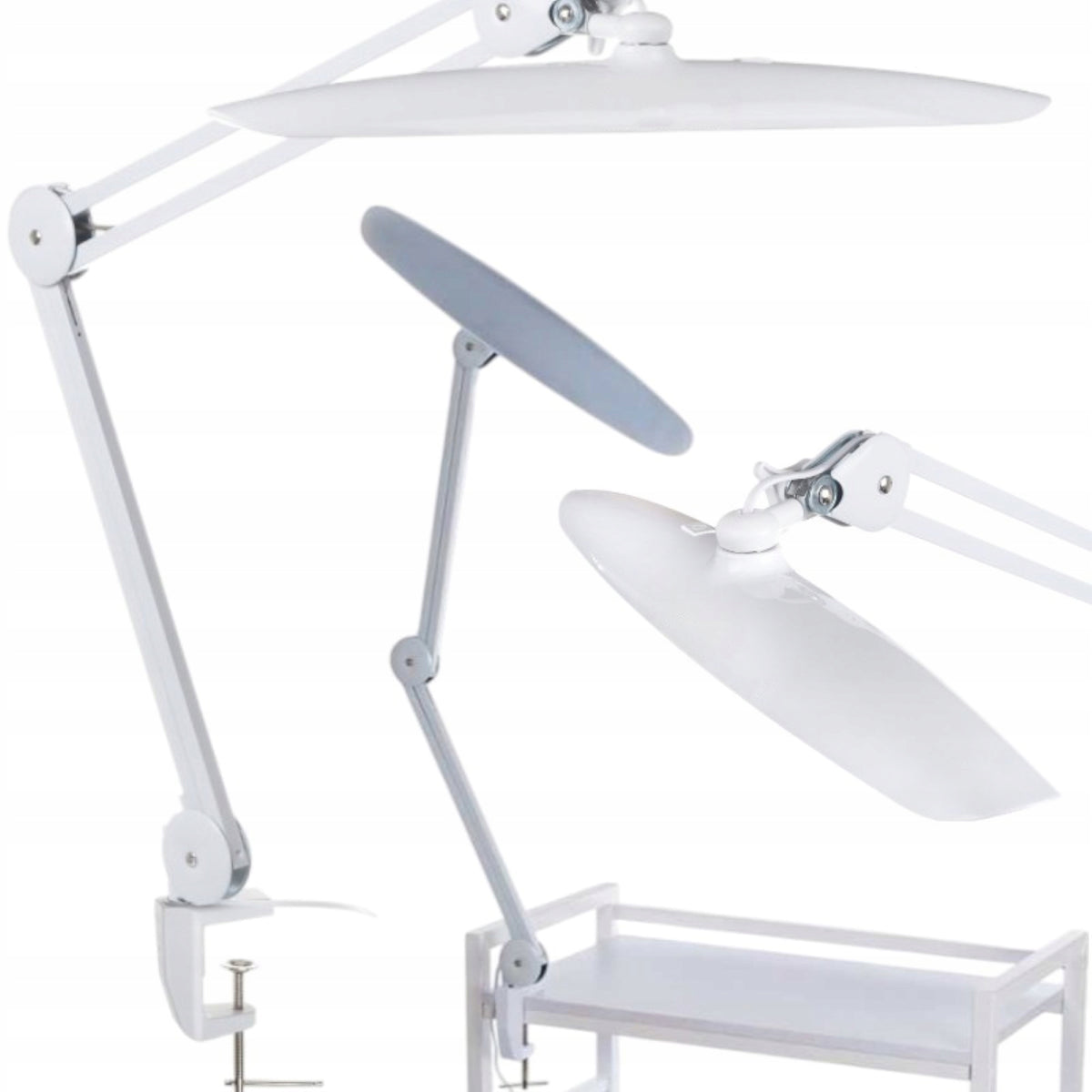 Cosmetic Workshop Desk Lamp for Manicure LED Desk 24 W White Brand no brand