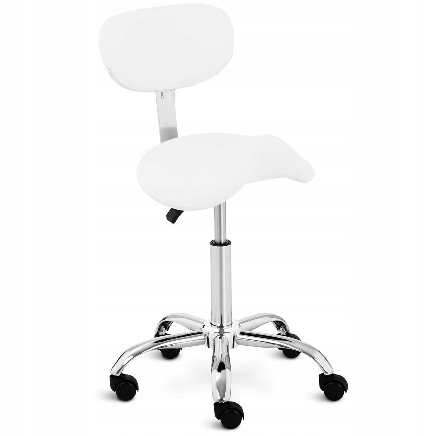Cosmetic chair with backrest Physa HAMBURG WHITE