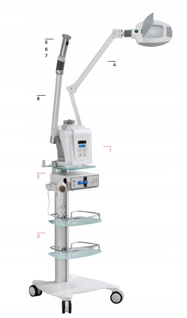 Cosmetic harvester 3in1 VIP Brusher+vapozone+lamp Manufacturer code Lapio PRO