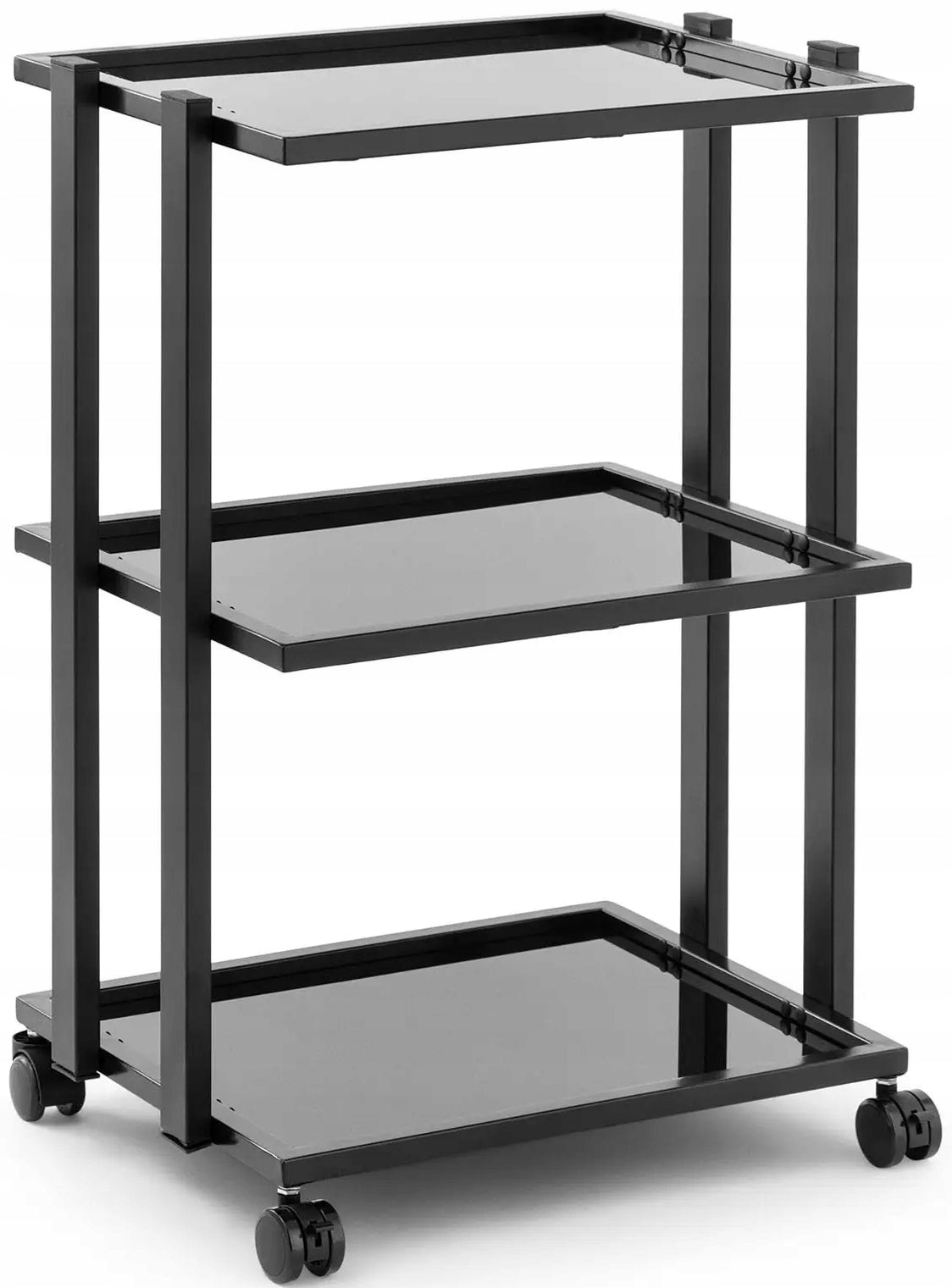 Cosmetic helper 3 glass shelves max. 60kg black PHYSA PHYSA CT-15