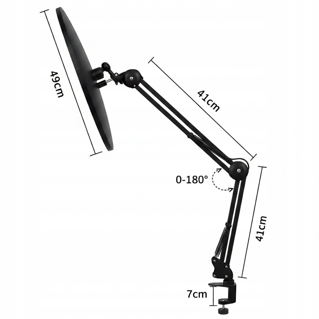 Cosmetic lamp for eyelash extensions led treatments screwed black Manufacturer code PRE-K600-15-LA-009-1000