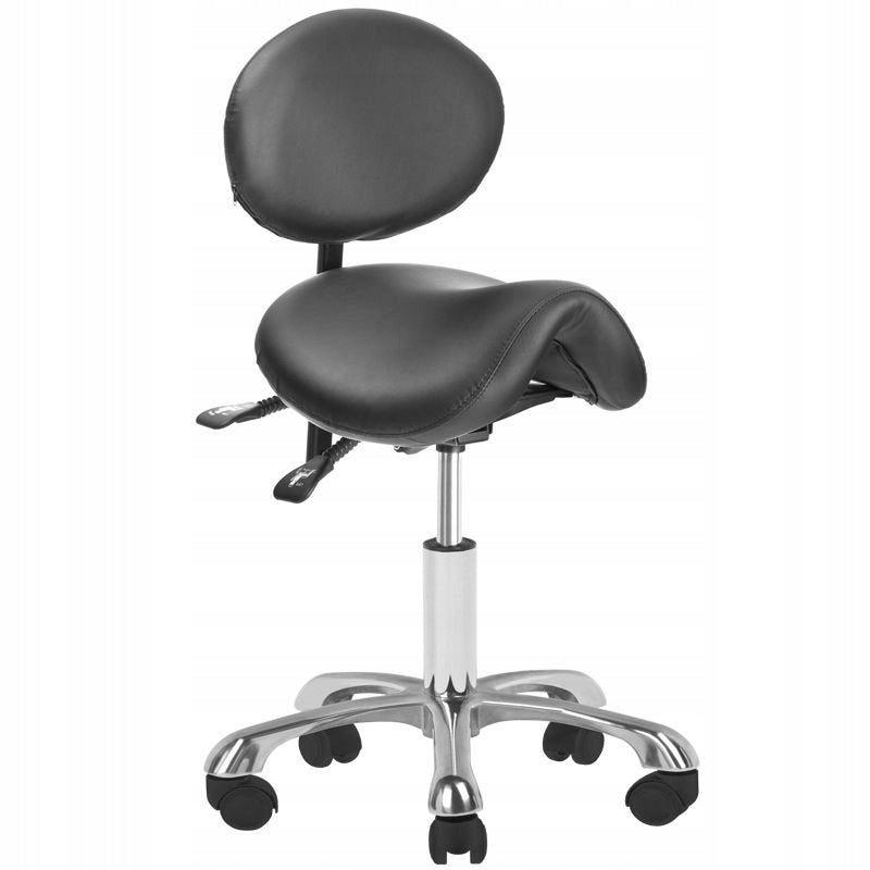 Cosmetic stool 1025 black Giovanni Upholstery color black