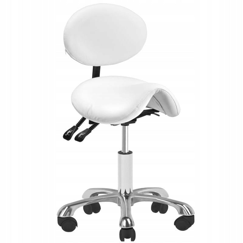 Cosmetic stool 1025 white Giovanni Upholstery color white