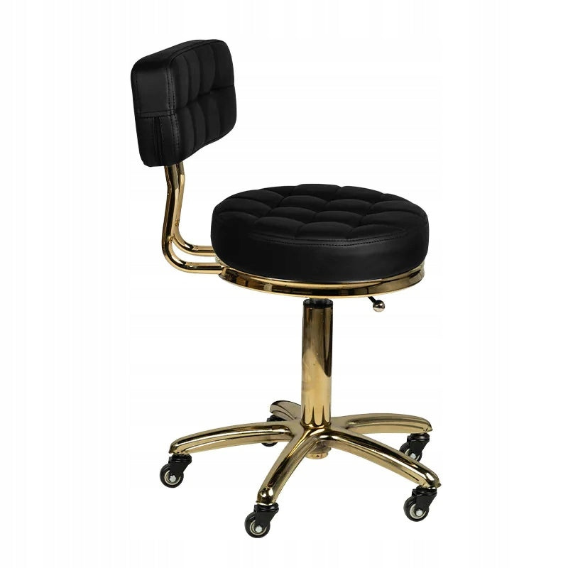 Cosmetic stool Gold AM-961 black Brand Activ