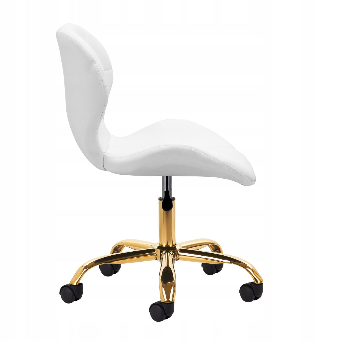Cosmetic stool QS-06G gold white Model AC150113