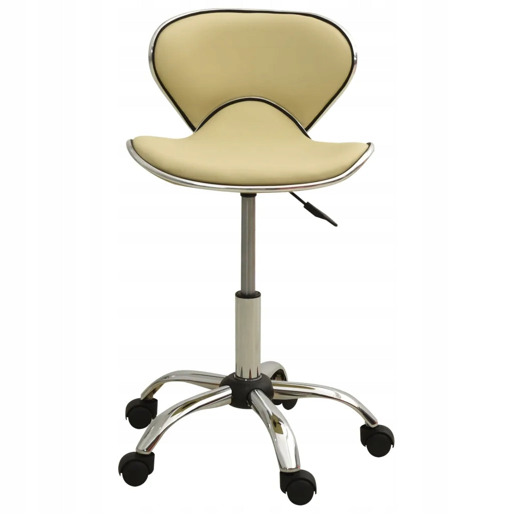 Cosmetic stool, cream, faux leather Brand VidaXL