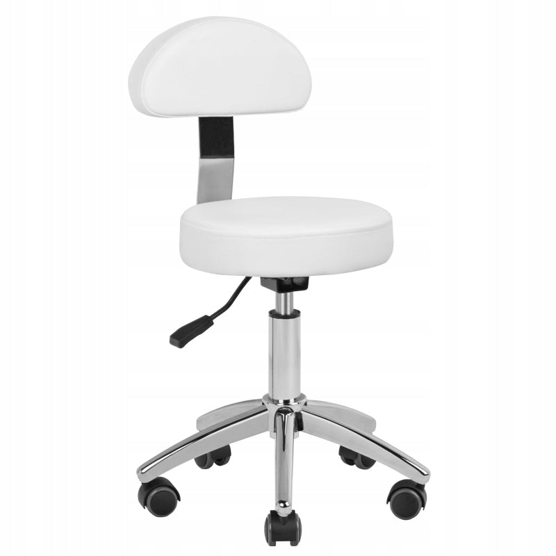 Cosmetic stool for pedicure 304-P white
