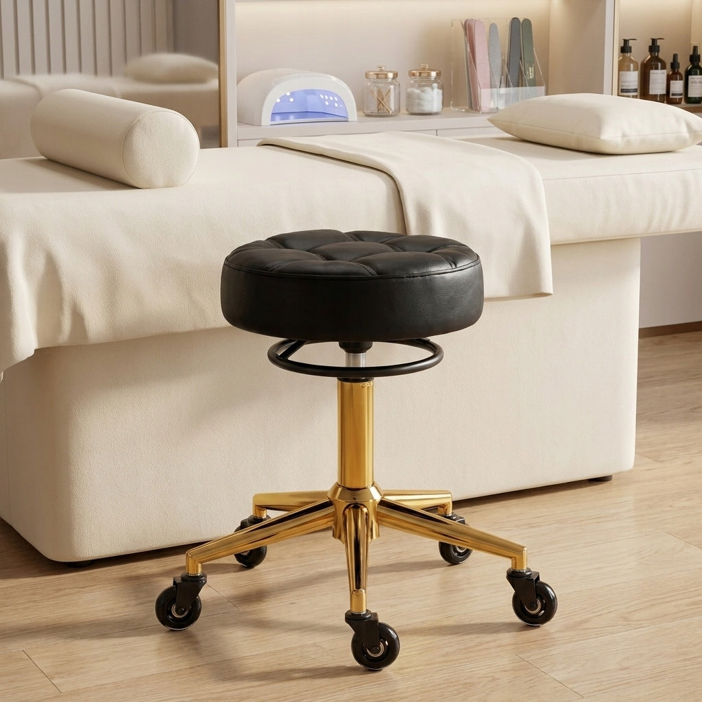 Cosmetic stool hairdresser chair bar stool SPA office mobile Brand Calissimo