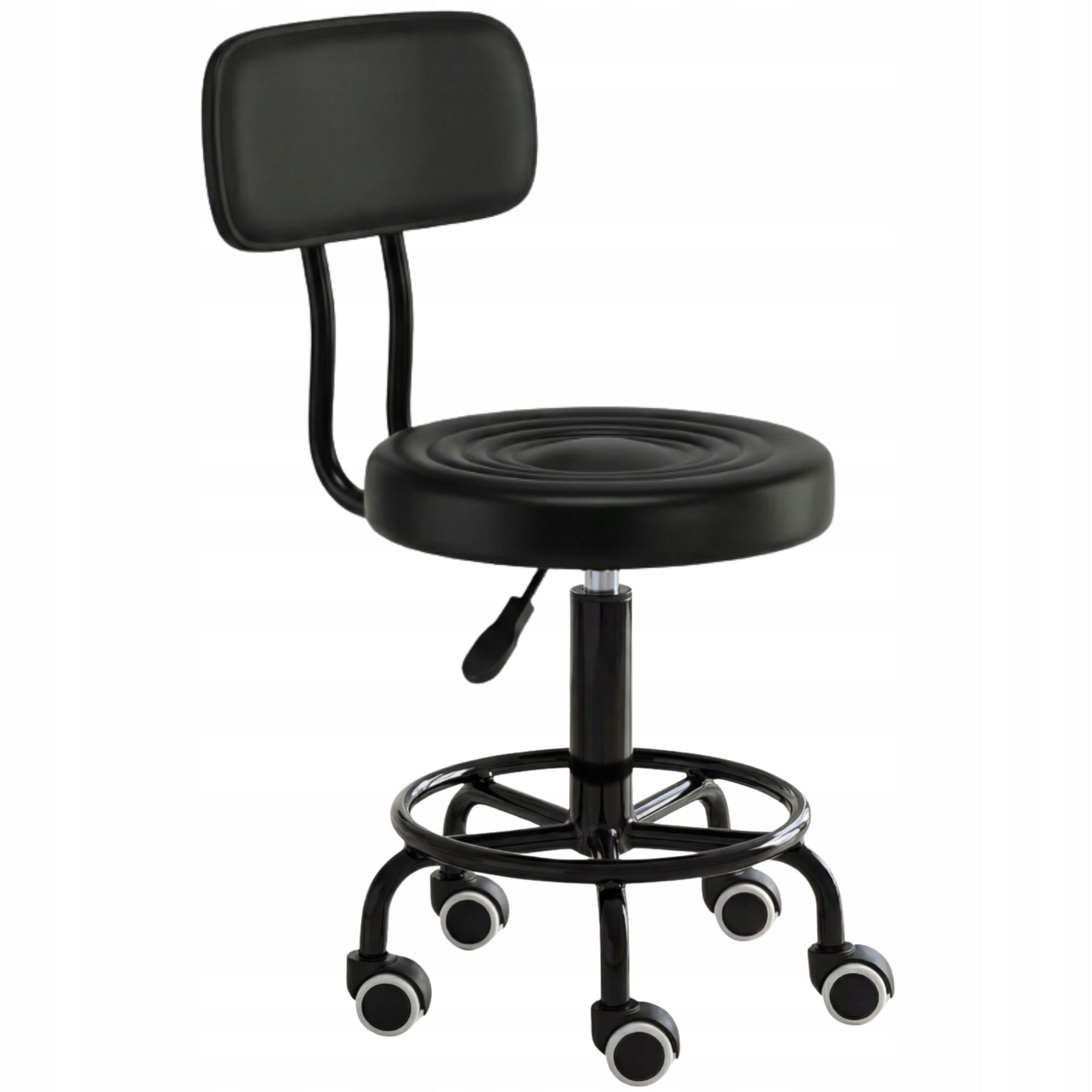 Cosmetic stool hairdresser chair bar stool saddle SPA mobile black Manufacturer code 19-TK-022-10