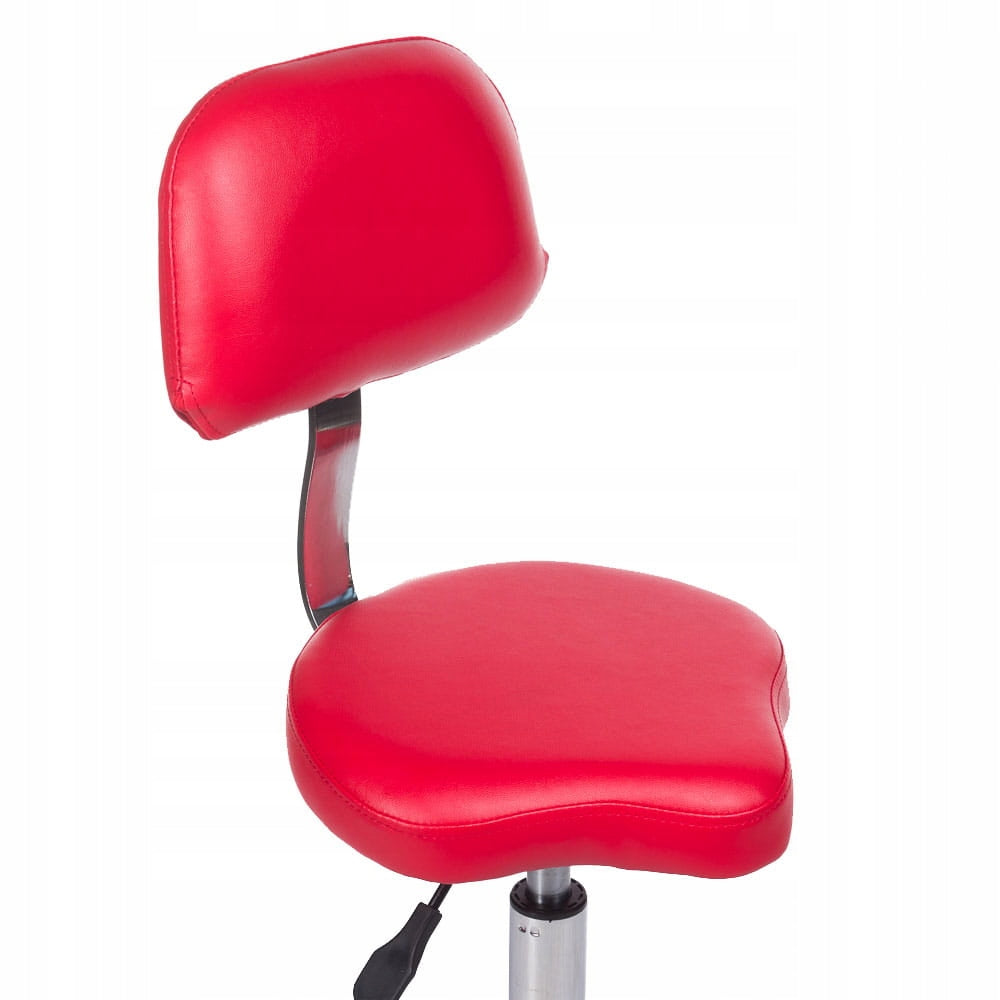 Cosmetic stool with backrest BH-7268 Red Upholstery color red