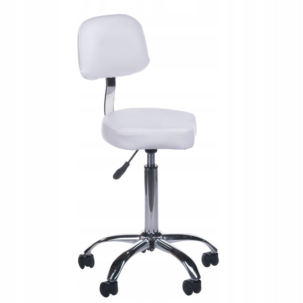Cosmetic stool with backrest BH-7268 White