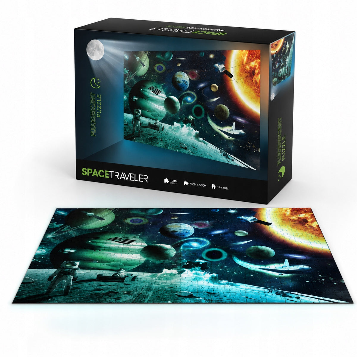 Cosmonaut Fluorescent Puzzle 1000 el. for Adults