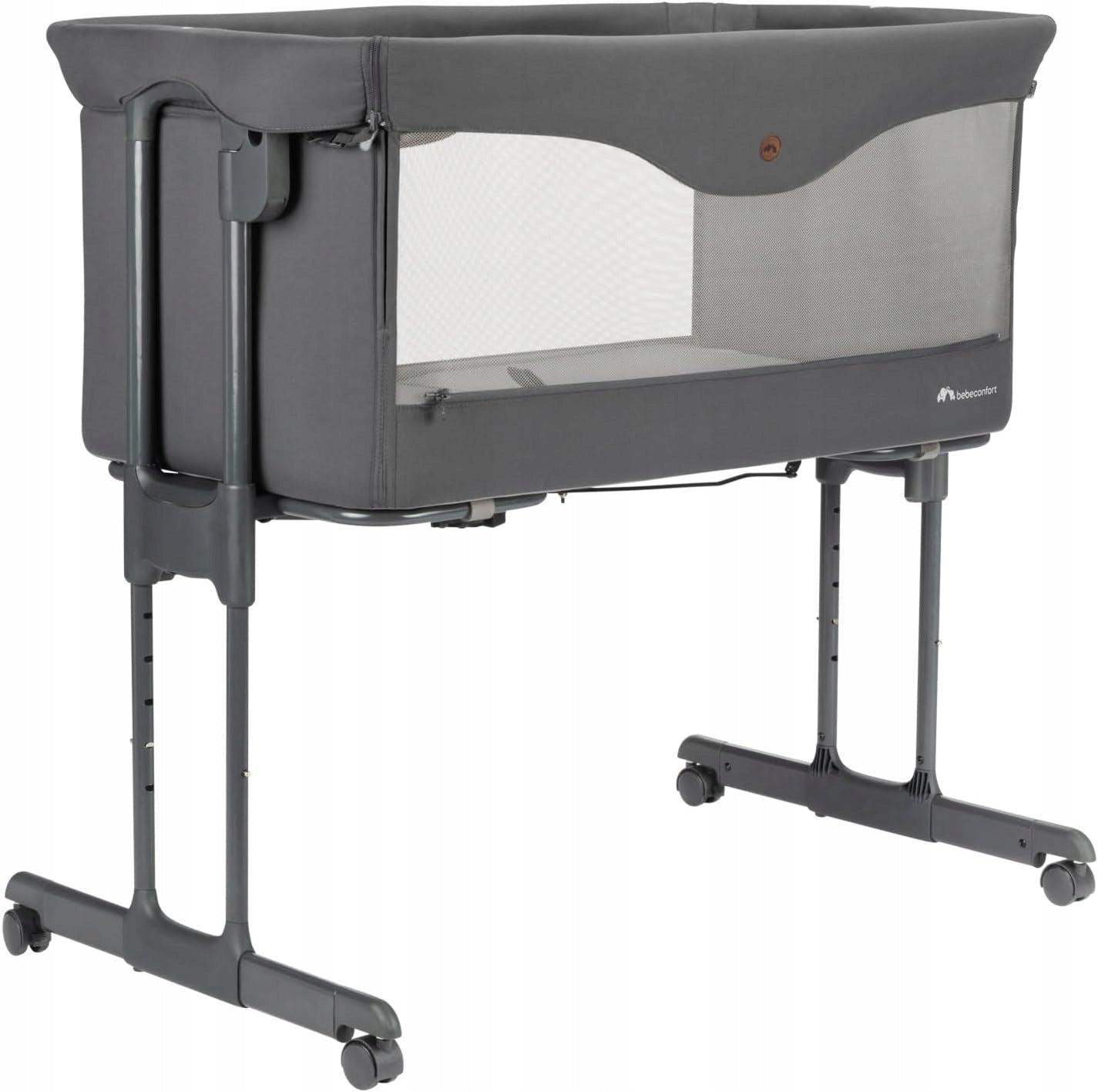 Cot Bebeconfort Amara Tinted Graphite Compact Delivery Folding