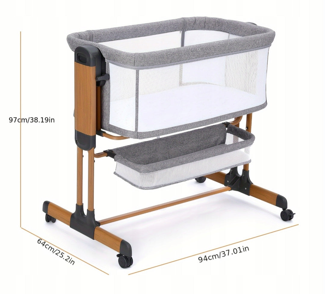 Cot Infant Extra bed 3in1 adjustable 7height with cradle Ezebaby Packaging status original