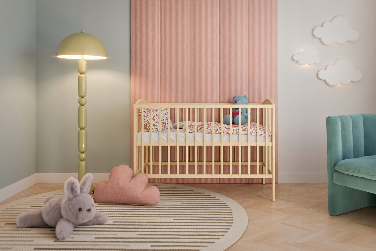 Cot OLA b/sz pine 120x60 Manufacturer code OLA