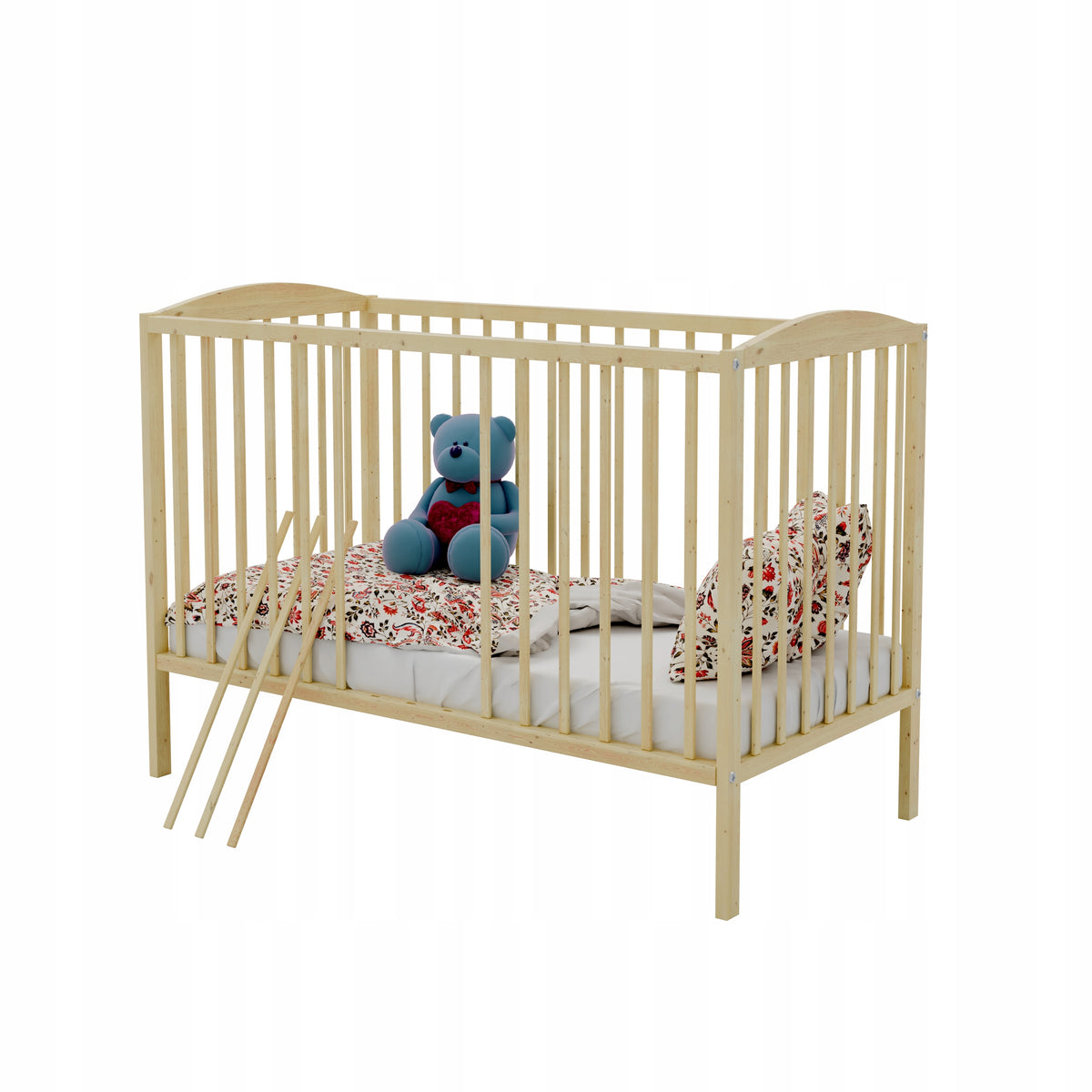 Cot OLA b/sz pine 120x60 Packaging status original