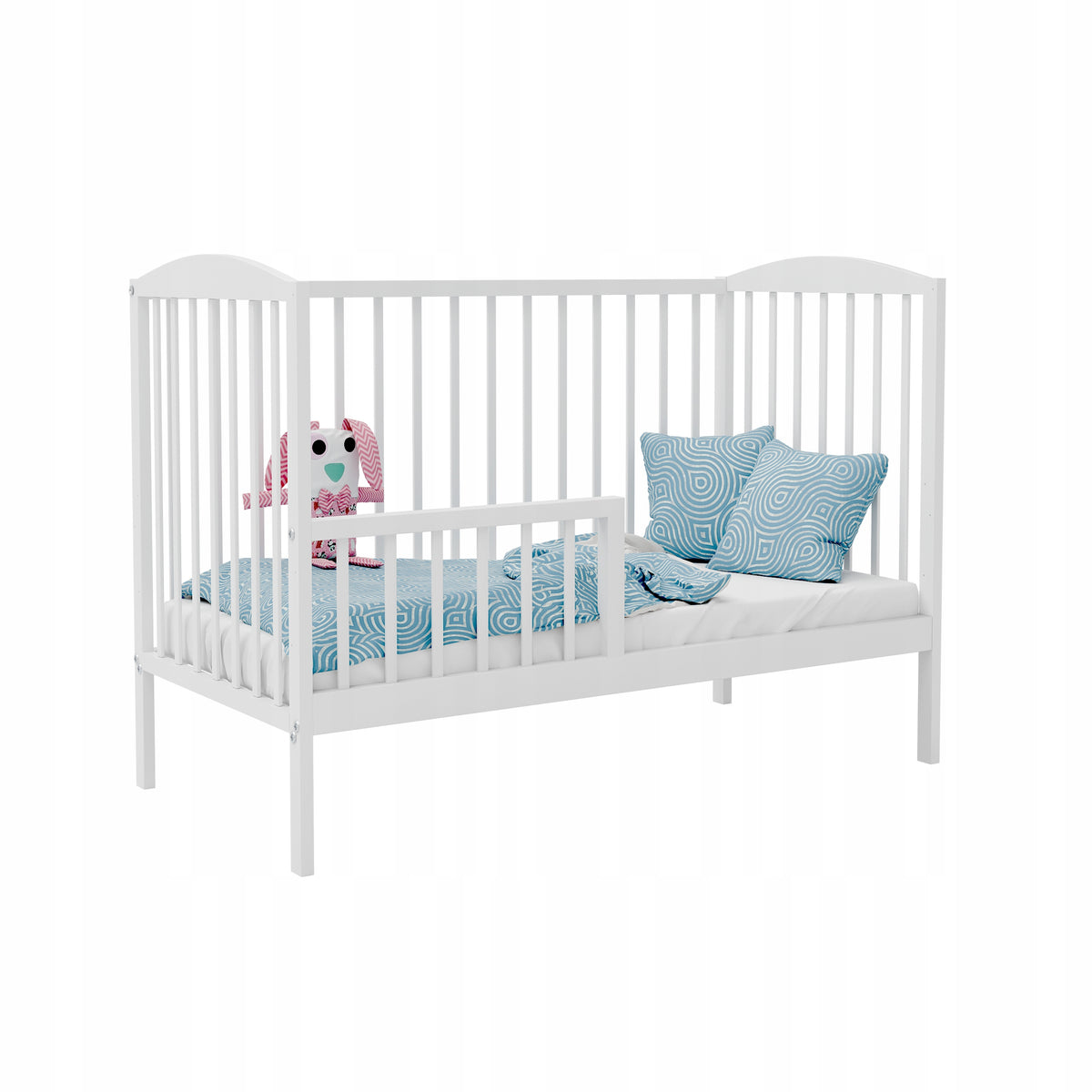 Cot b/sz OLA WHITE 120x60 cm Manufacturer code 3
