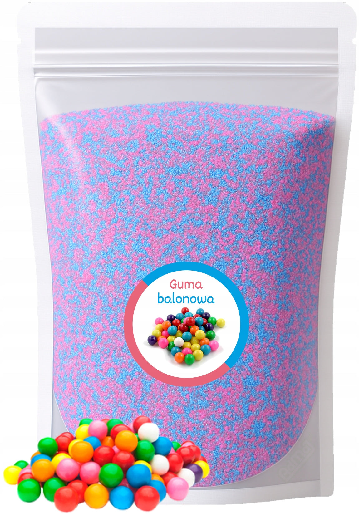 Cotton Candy BALLOON GUM 1kg Pink-Blue 2-Color for Machine