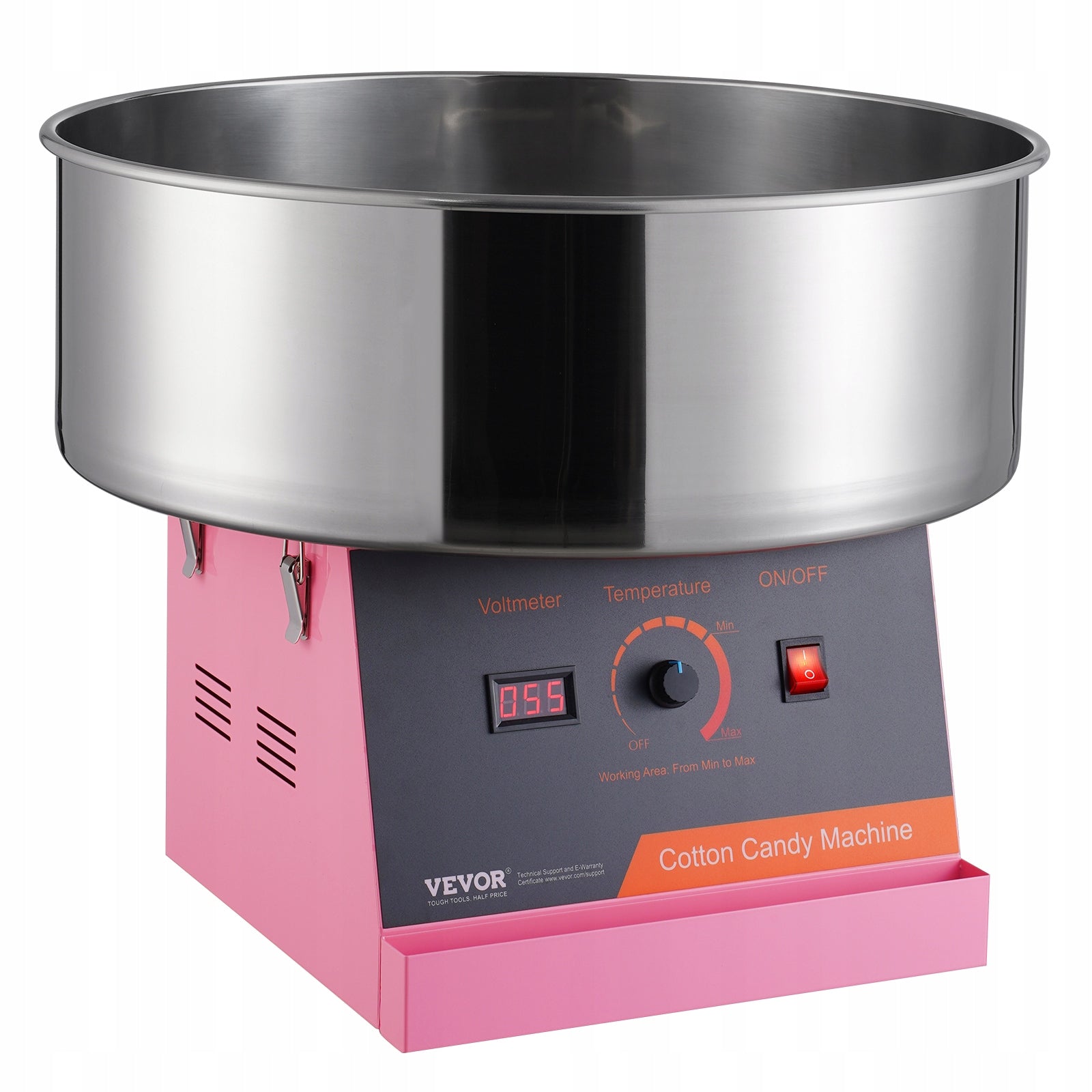 Cotton Candy Machine 1KW Electric Cotton Candy Machine Pink