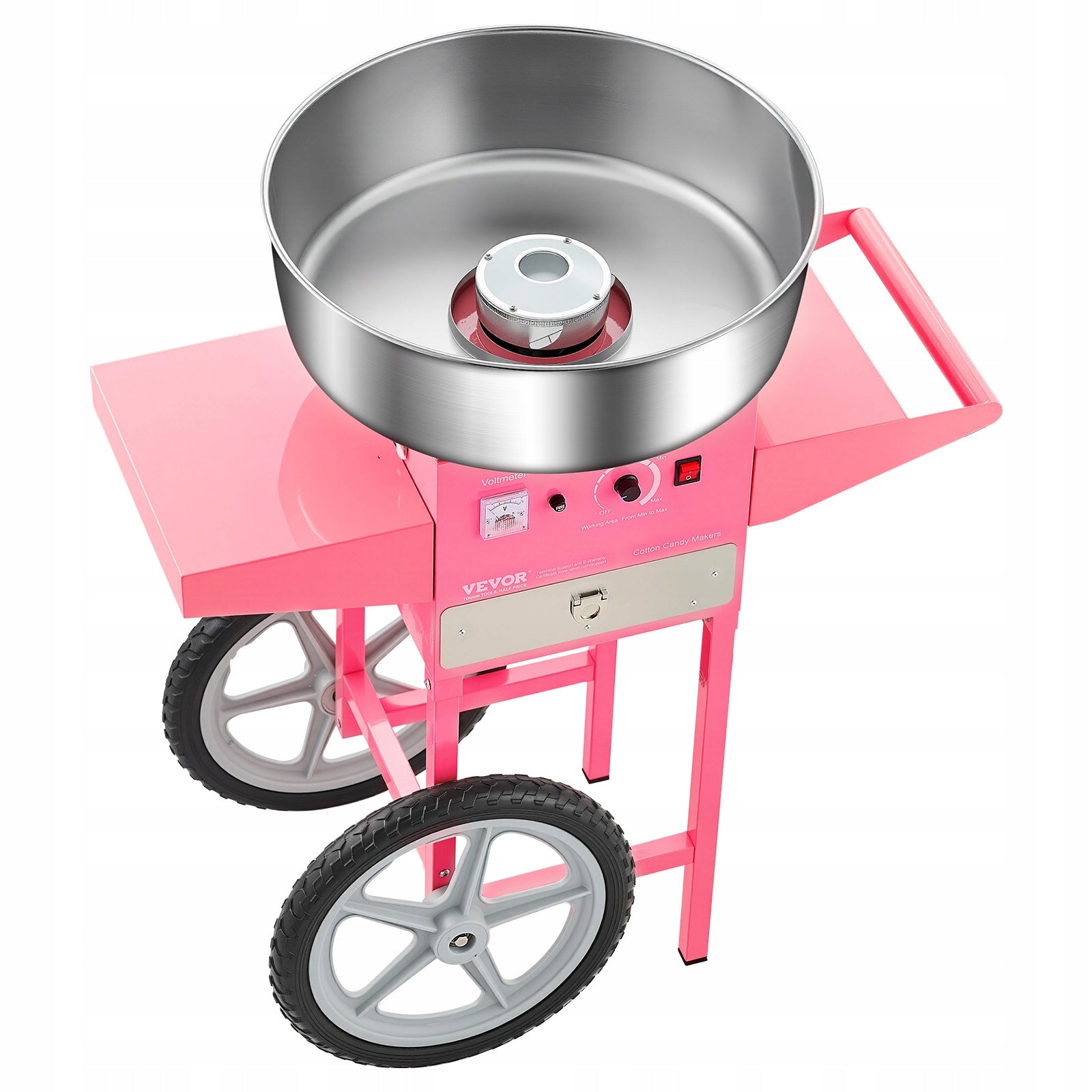 Cotton Candy Machine 1KW Electric Cotton Candy Machine With Trolley Manufacturer code HCDRMHTJF