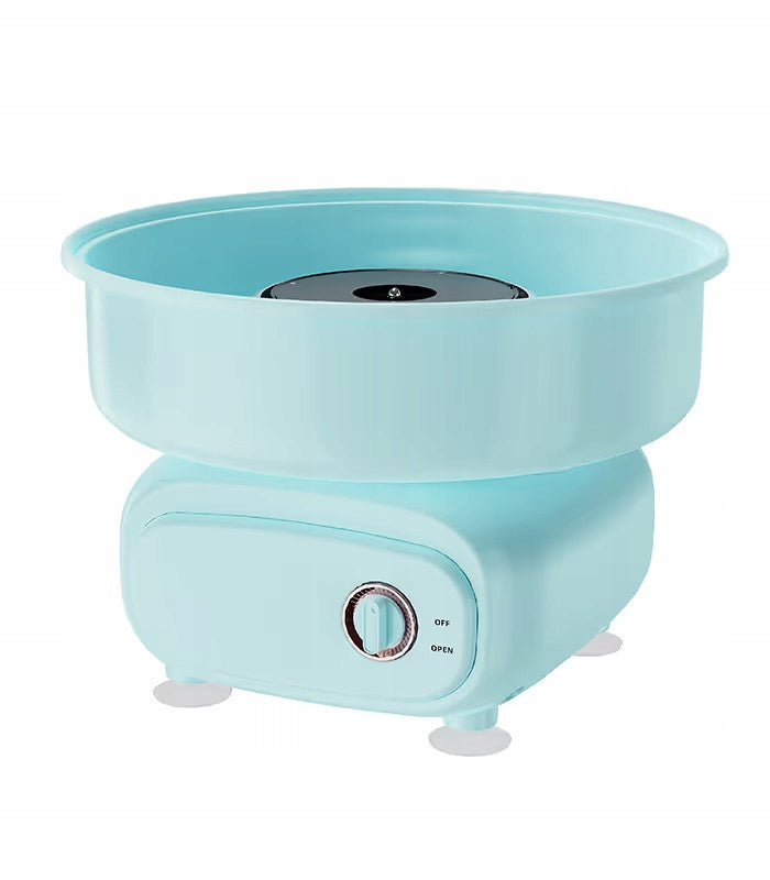 Cotton Candy Machine Blue Electric Homemade Set With 10 Sticks