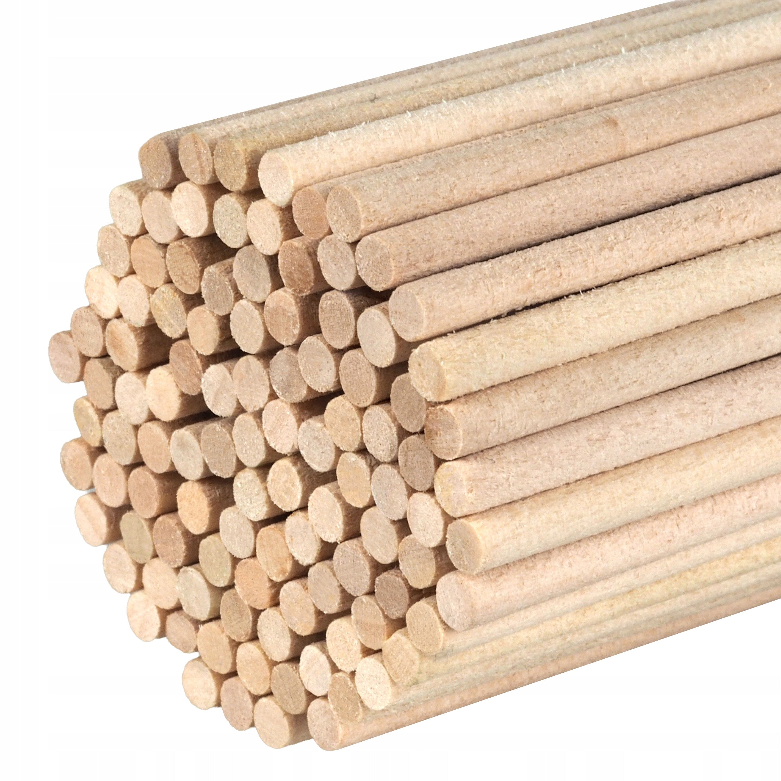 Cotton Candy Sticks ROUND BEECH ROUGH 40 cm 500 pcs Manufacturer code Patyczki do waty cukrowej OKRĄGŁE 40 cm 500sz